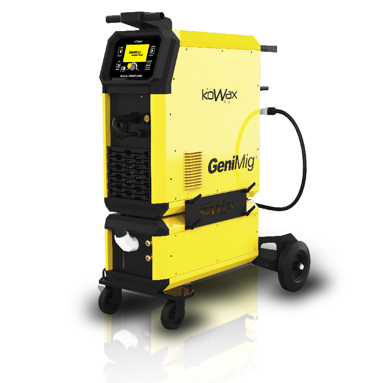 GeniMIG 355DP PULSE/DOUBLE PULSE s vodním chlazením + hořák QUATRO 360A 4m