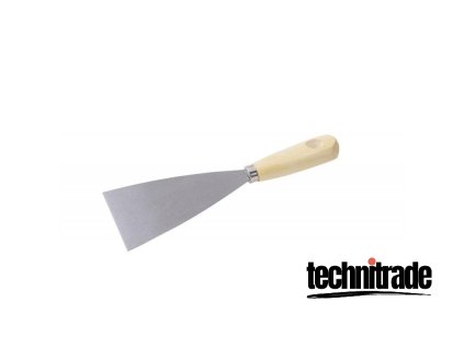 spachtle ocel drevena rucka 80mm