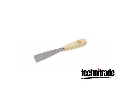 spachtle ocel drevena rucka 30mm