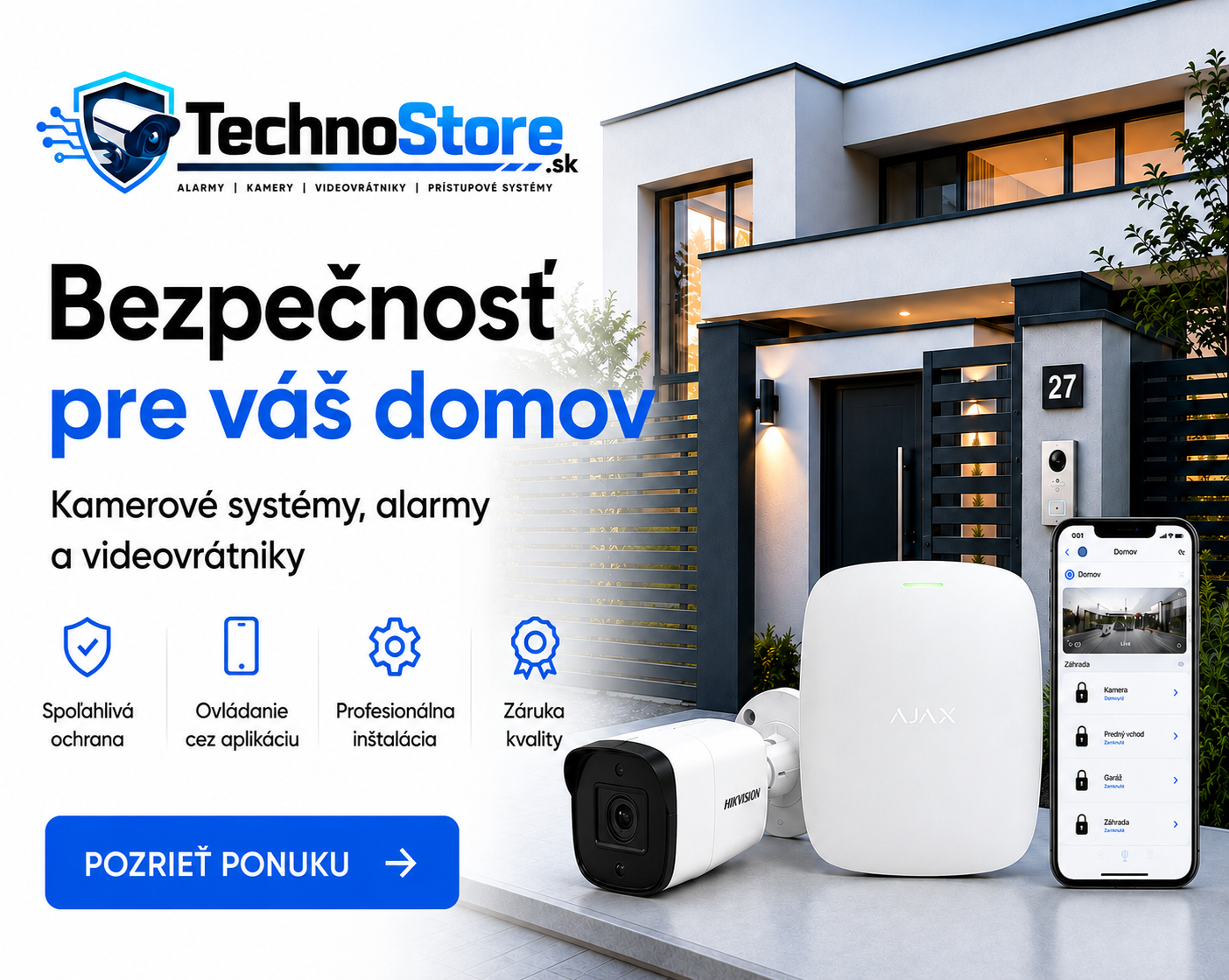 Hikvision videovrátniky – bezpečný vstup a ovládanie cez mobilnú aplikáciu