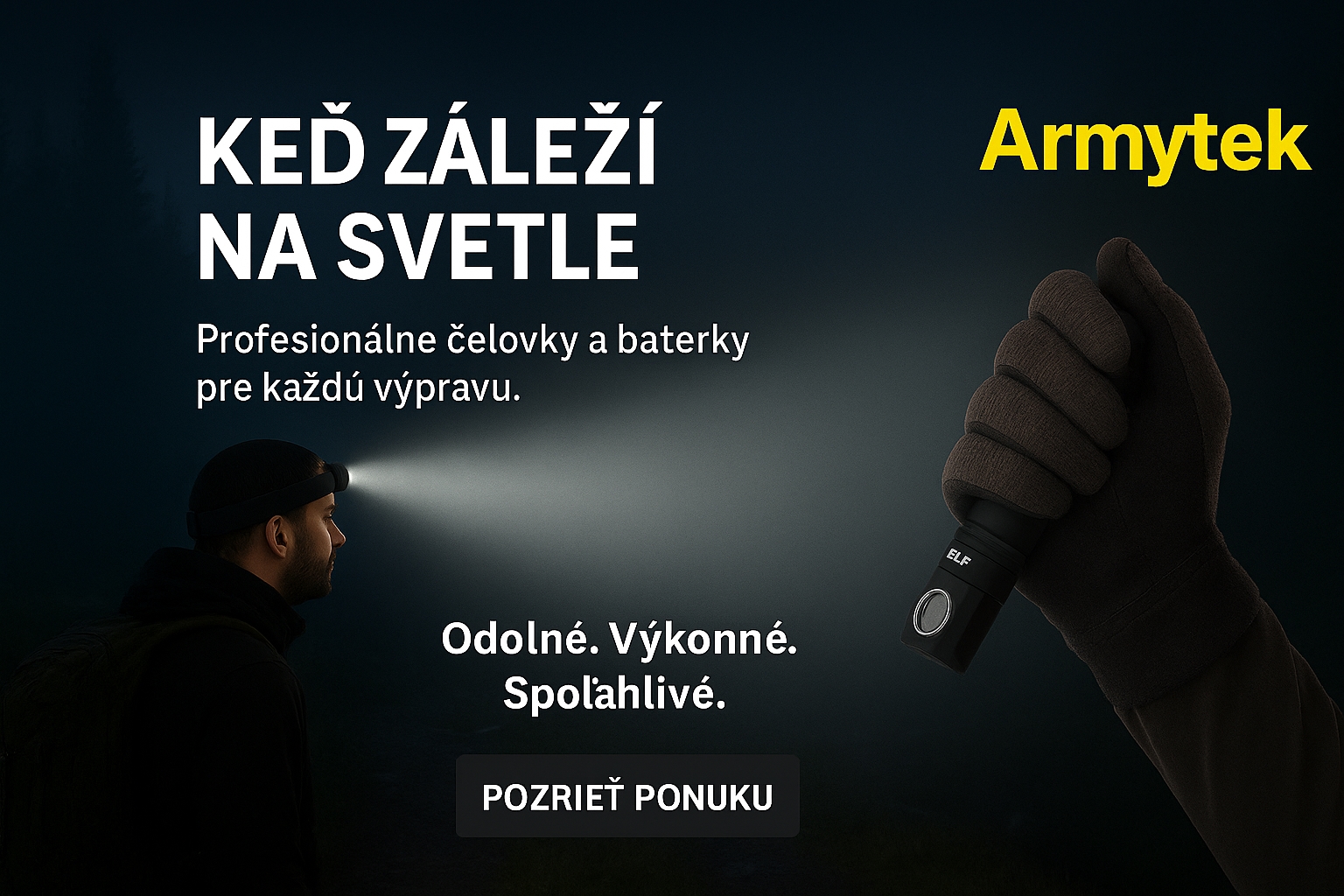 Výkonné a odolné osvetlenie ArmyTek – Profesionálne osvetlenie pre každú situáciu
