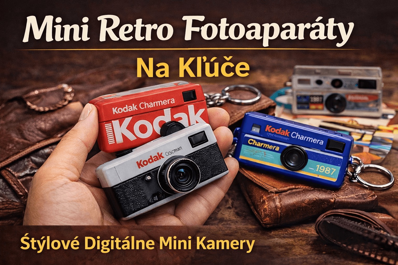 Kodak Charmera mini retro fotoaparát na kľúče
