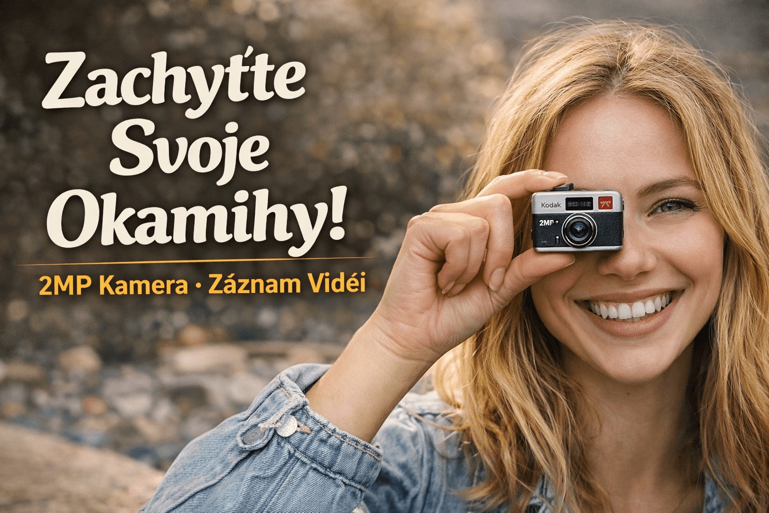 Kodak Charmera mini retro fotoaparát zachytáva momenty