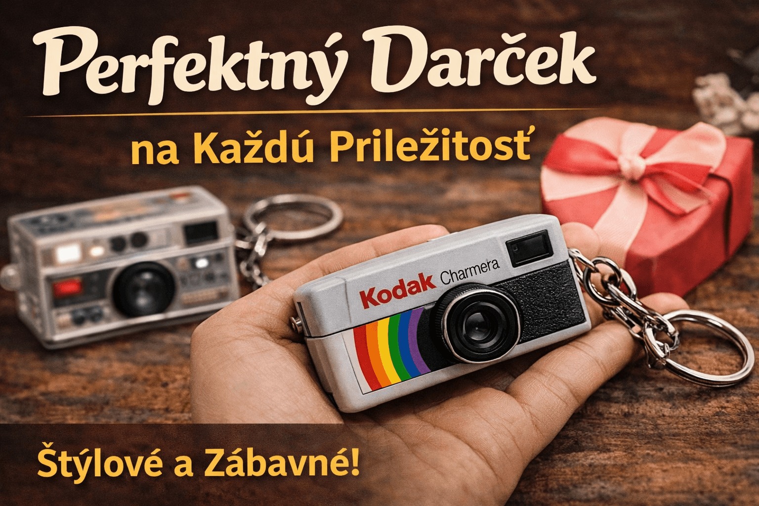 Kodak Charmera retro kamera ideálny darček