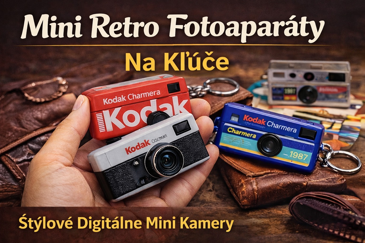 Kodak Charmera Mini-Retro-Kamera als Schlüsselanhänger