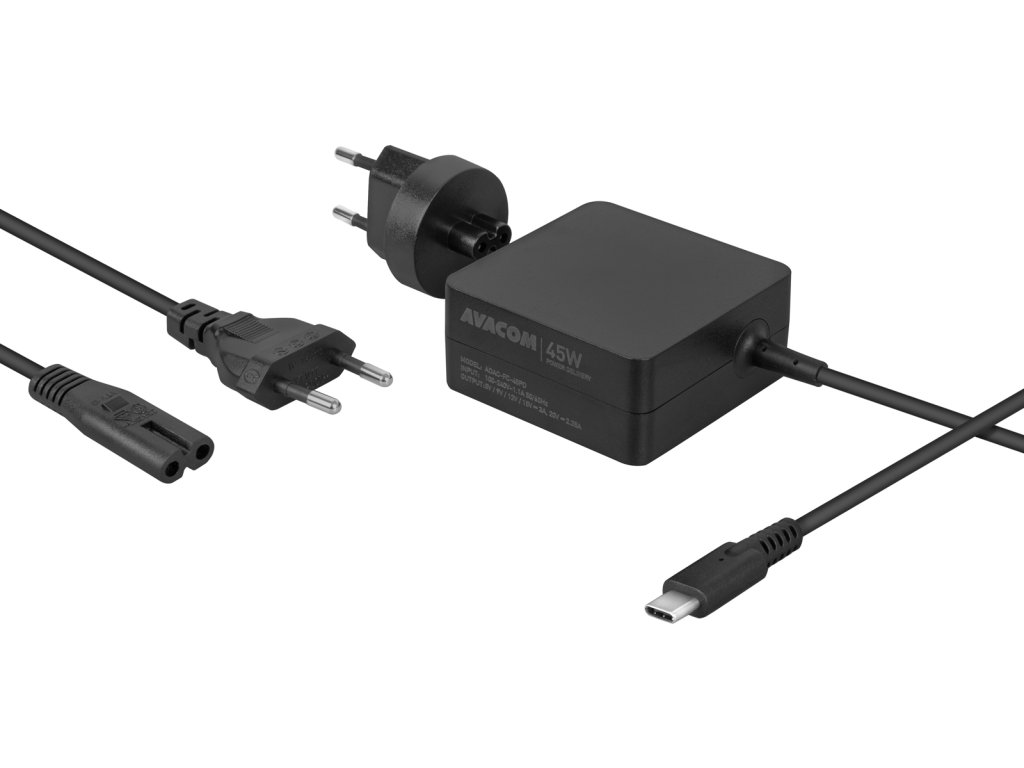 41423 avacom nabijeci adapter usb type c 45w power delivery