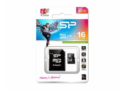 SILICON POWER MICRO SDHC 16GB, SP016GBSTH010V10SP