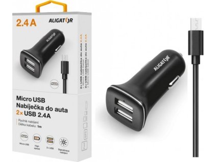 68927 aligator nabi do auta microusb 2 4a tch cerna