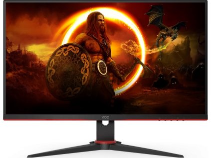 60854 aoc gaming q27g2e 27 va qhd 155hz 1ms blck red 3r