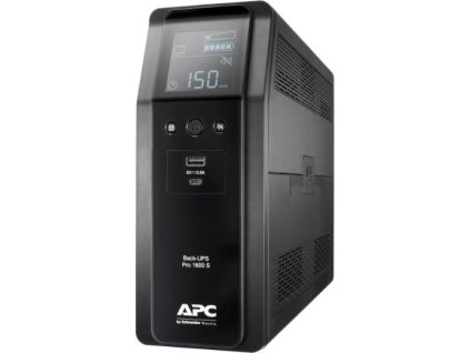 54860 apc back ups pro br 1600va 960w sinusoida line interaktivni avr 230v lcd 8x iec zasuvka