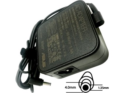 38885 asus origi adapter 65w19v w m bk 4phi s eu plugem b0a001 00046500 eu