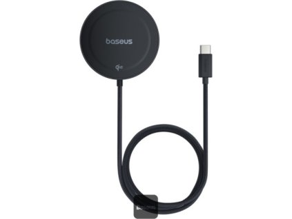 69572 baseus bezdratova nabijeci magneticka podlozka simple mini4 qi2 15w cerna