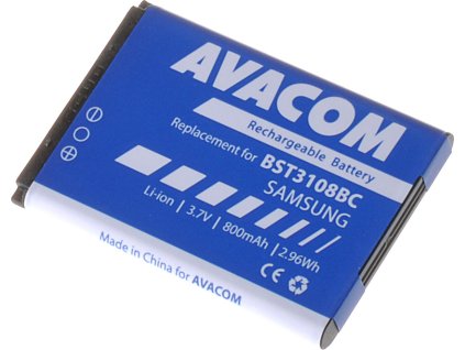 69386 baterie avacom gssa e900 s800a do mobilu samsung x200 e250 li ion 3 7v 800mah nahrada ab463446bu