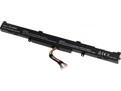 38744 baterie t6 power asus x450j x550z x750j x751l x751la x751ma 2600mah 37wh 4cell li ion