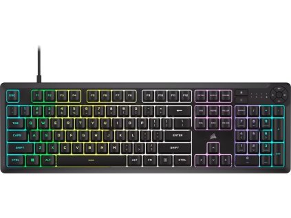 56609 corsair k55 core rgb dratova usb na layout cerna