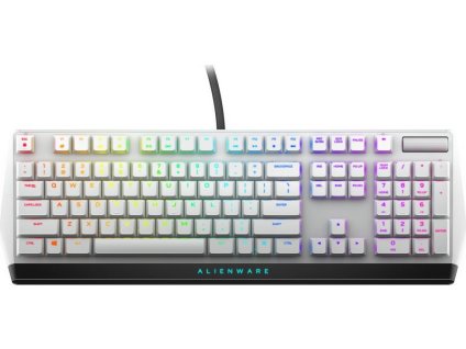 56606 dell klavesnice alienware low profile rgb mechanical gaming keyboard aw510k us int mezinarodni lunar light