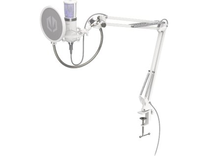 65843 endorfy mikrofon streaming owh streamovaci rameno pop up filtr 3 5mm jack usb c bily