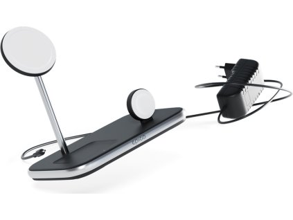 69683 epico 3in1 magsafe wireless charger cerna