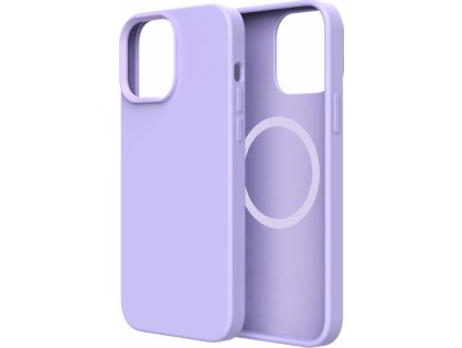 71783 er power silikonovy kryt carneval snap pro iphone 14 plus s magsafe svetle fialova