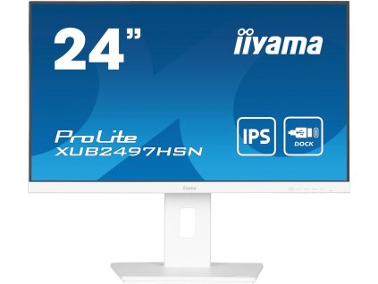 60299 iiyama prolite xub2497hsn w2 23 8 ips fhd 100hz 1ms white 3r