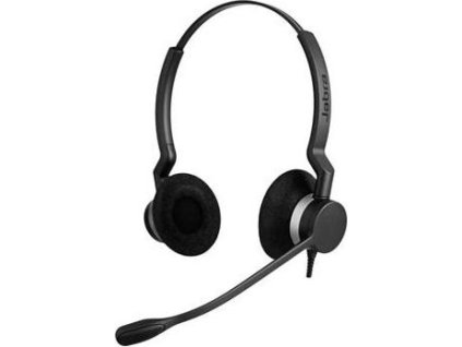 66275 jabra biz 2300 stereo usb drat ms cerna