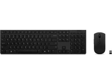56447 lenovo professional wireless rechargeable keyboard and mouse combo czech slovak