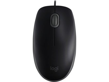 84161 logitech b110 silent kancelarska opticka 1 000 dpi dratova usb cerna
