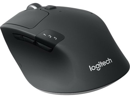 57932 logitech m720 ergonomicka opticka pro pravaky 1 000 dpi bezdratova bluetooth cerna