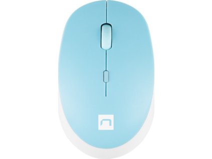 58043 natec opticka mys harrier 2 1600 dpi kancelarska opticka 1 600 dpi bezdratova bluetooth svetle modra