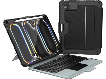 68237 nillkin bumper combo keyboard case backlit version pro ipad pro 11 2024 black