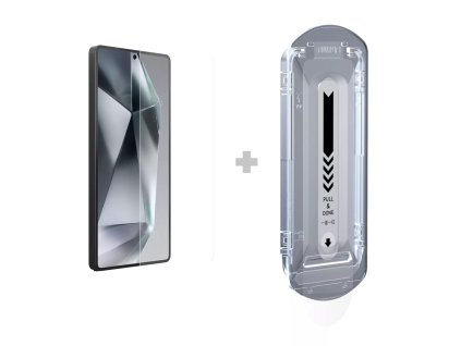 73586 nillkin tvrzene sklo 0 25mm guardian 2 5d pro samsung galaxy s25 black s aplikatorem