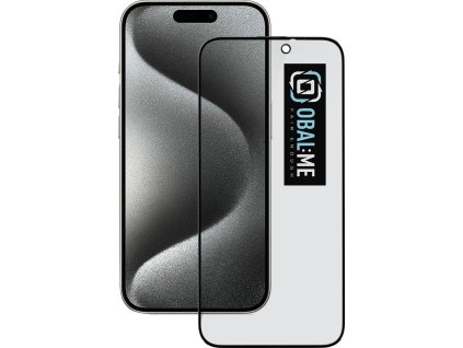 74525 obal me privacy 5d tvrzene sklo pro apple iphone 15 pro black