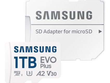 64676 samsung evo plus 2024 microsdxc 1tb sd adapter cl10 uhs i u3 a2 v30