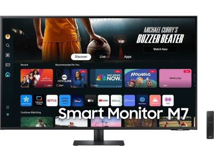 59138 samsung smart monitor m7 43 m70d 4k uhd 3840x2160 16 9 va 4ms 60hz hdmi dp usb usb c wifi bt vesa repro
