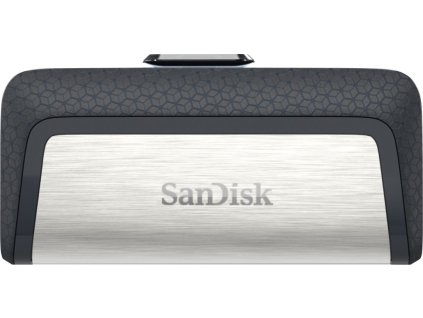 63785 sandisk ultra dual usb c drive 64gb usb 3 0 typ c usb 3 0 typ a stribrny