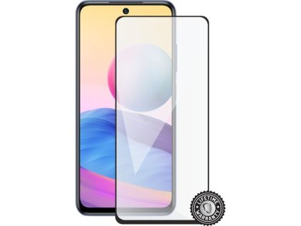 85424 screenshield xiaomi redmi note 10 5g full cover black tempered glass protection