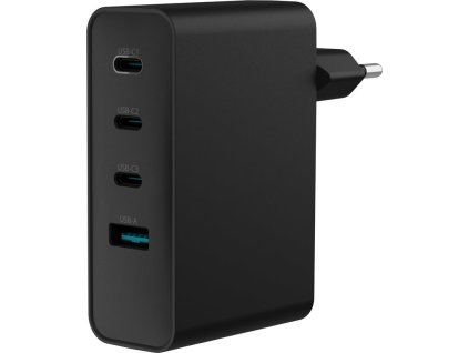 70343 univerzalni usb nabijecka natec gan 100w 3x usb c 1x usb a cerna
