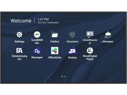 59444 viewsonic flat display cde4330 43 24 7 lcd 3840x2160 6ms 450cd hdmi x 2 usb a x 2 usb c rj45 rs232 repro android