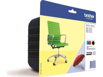 51134 brother inkoustovy multipack lc 229xlvalbp cerna tri barvy pro mfcj 5xxxdw