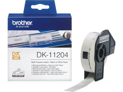 53198 brother papirove stitky dk 11204 ql univerzalni stitek 400ks 17 x 54mm