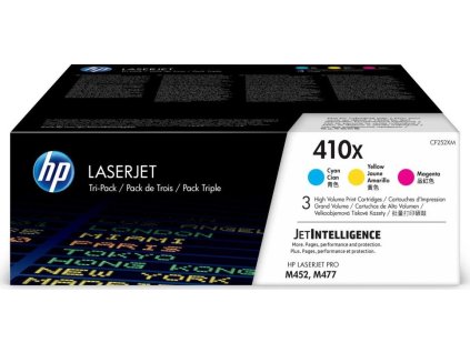 47192 hp 410x trojbaleni originalnich tonerovych kazet laserjet azurova purpurova zluta