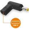 41630 1 aligator usb c napajeci redukce 4 0 x 1 7 mm pro notebooky hp lenovo