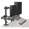59690 2 drzak monitoru brateck ldt66 c024ml jedno kloubove rameno jeden drzak laptopu vedle sebe na tycove