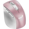 58571 1 genius ergo 9000s pro pink dualni bluetooth 2 4ghz 2400 dpi bezdratova 6tlacitkova dobijeci rgb ruzova