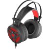66122 4 herni sluchatka s mikrofonem genesis neon 360 stereo vibrace cervene podsviceni