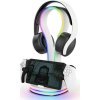 75749 ipega p5p23 nabijeci rgb stojan pro playstation portal remote player s drzakem na sluchatka white
