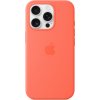 71357 iphone 16 pro silicone case with ms tangerine
