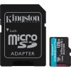 64592 kingston canvas go plus 128gb microsdxc uhs i v30 u3 cl10 baleni vc adapteru