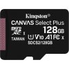 63791 1 kingston canvas select plus a1 micro sdxc 128gb uhs i u1 class 10 adapter