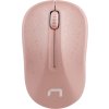57836 natec opticka mys toucan 1600 dpi cestovni opticka 1 600 dpi bezdratova usb bila ruzova